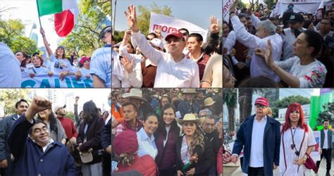 Gobernadoras Y Gobernadores De La 4t Asisten A La Marcha De Amlo Al