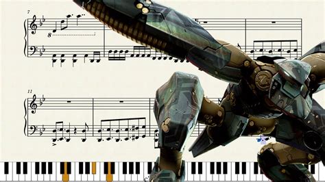 Rules Of Nature Piano Music Sheet Metal Gear Rising Revengeance Youtube