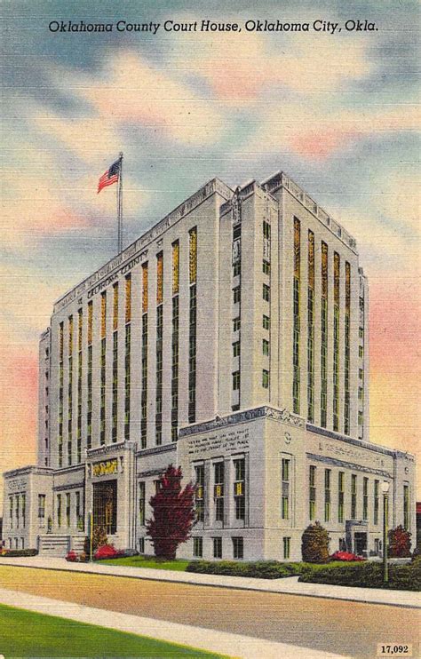 Oklahoma County Court House Oklahoma City, OK | Art deco buildings ...