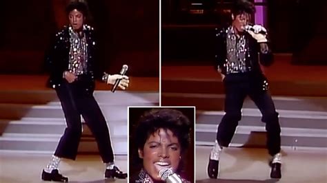 Michael Jackson Doing The Moonwalk For The First Time