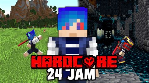 Aku Bertahan Hidup Selama 24 JAM Di MINECRAFT HARDCORE YouTube