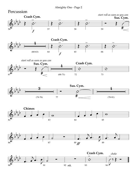 Almighty One Choral Anthem Satb Percussion Sheet Music Pdf Lifeway