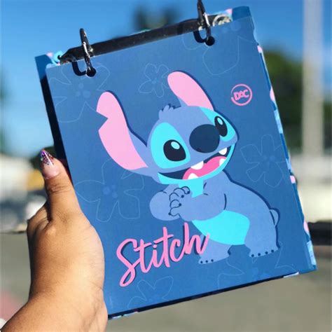 Mini Caderno Argolado Stitch Shopee Brasil