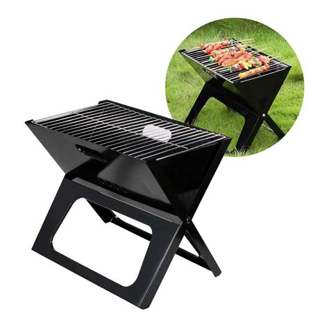 Jual X Shaped Alat Panggang Arang BBQ Lipat Outdoor Grill Stove