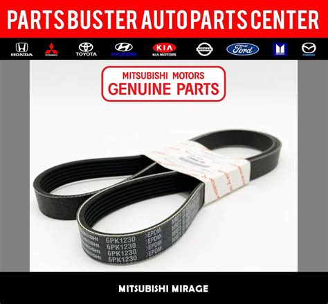 Genuine Alternator Drivebelt For Mitsubishi Mirage G4 Hatchback