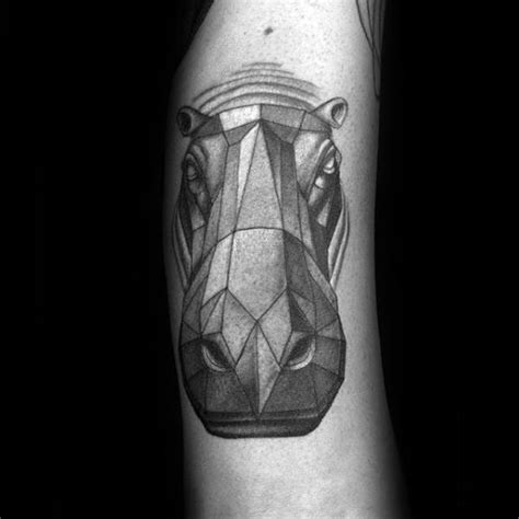 60 Hippo Tattoo Designs For Men Animal Ink Ideas