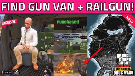 Where To Find The GUN VAN Location How To Get Buy RAILGUN In GTA 5