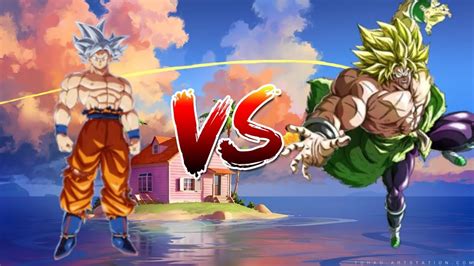 Goku Vs Broly Dbs Dragon Ball Zsupergt Youtube