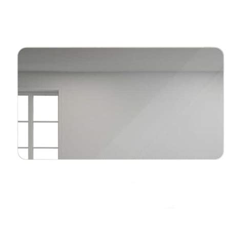 Jimsmaison In W X In H Large Rectangular Frameless Wall Mounted