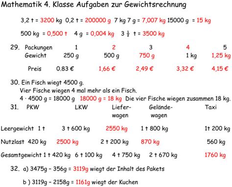 Bungsblatt Zu Gr En Und Ma Einheiten