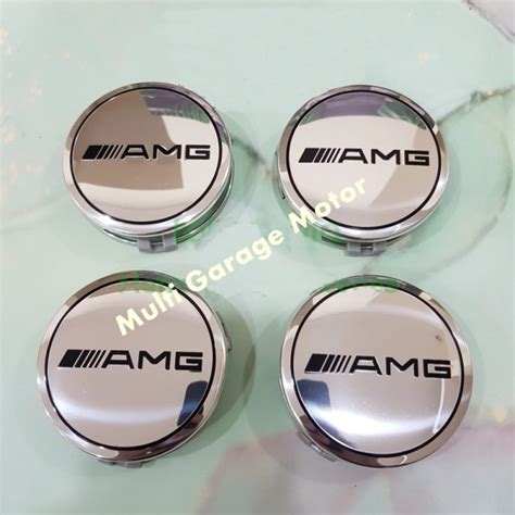 Jual Dop Roda Logo Amg Emblem Velg Roda Mm Wheel Cap Mercedes Benz