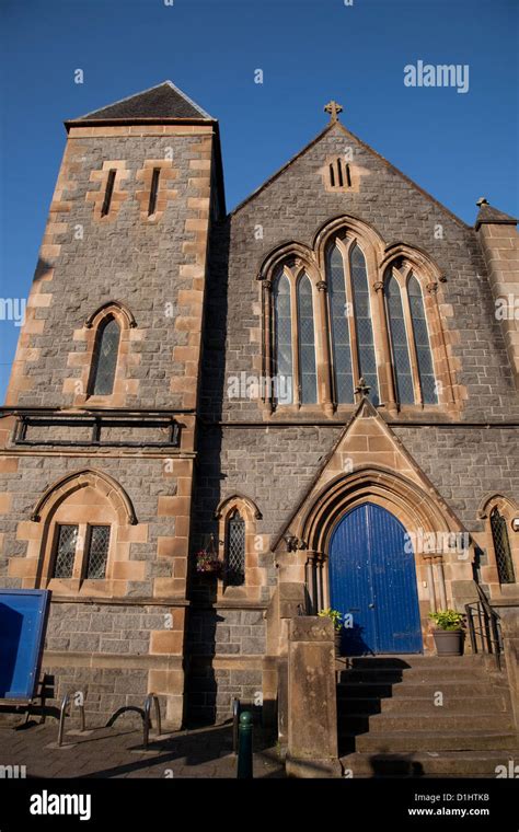 Facade of Former Church Building, Scotland Stock Photo - Alamy