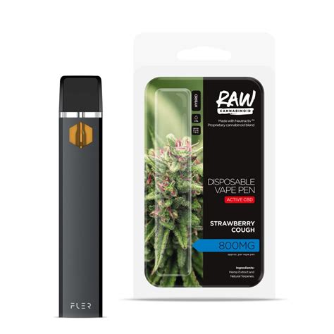 Strawberry Cough Vape Pen Active Cbd Disposable Raw