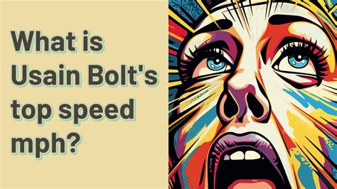 What Is Usain Bolt S Top Speed Mph YouTube