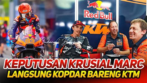 MARC MARQUEZ SUKSES KOPDAR BARENG KTMBOS REDBULL CULIK MARC JAJAL RC16