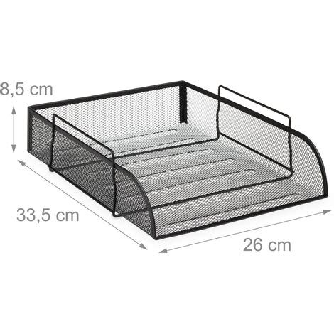 Corbeille Courrier Maille Bac Documents Empilable Trieur De
