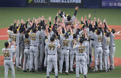 日本シリーズ＜オ・神（7）＞胴上げされる岡田監督（撮影・岸 良祐） ― スポニチ Sponichi Annex 野球