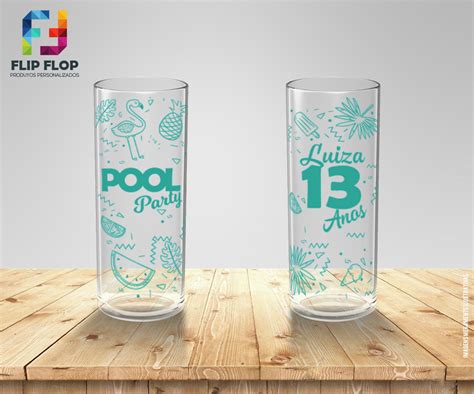 Copo Personalizado Pool Party Elo Produtos Especiais