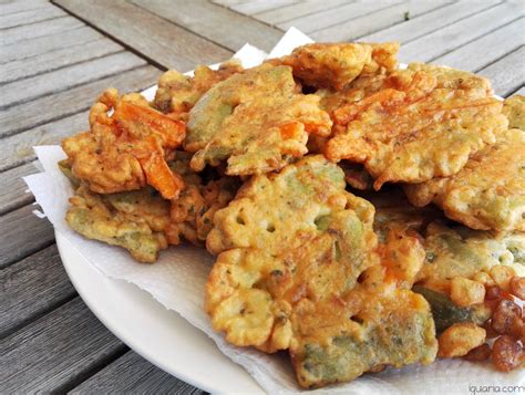 Pataniscas de Feijão Verde e Cenoura Iguaria Receita e Culinária