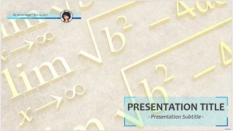 Free Mathematics Powerpoint 27558 Sagefox Powerpoint Templates