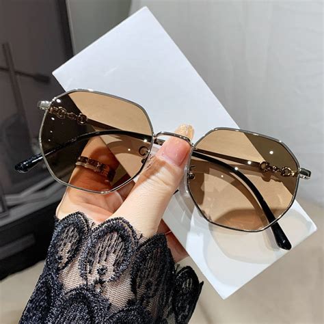 Metal Photochromic Anti Radiation Eyeglasses For Women Men Outdoor