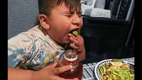 First Time Eating Salad Funniest Reaction Ever Youtube