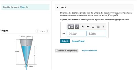 Solved Consider The Cone In Figure 1 Part A Determine Chegg