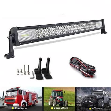 W Barre De Led Triple Rang E D Offroad Faisceau De C Bles