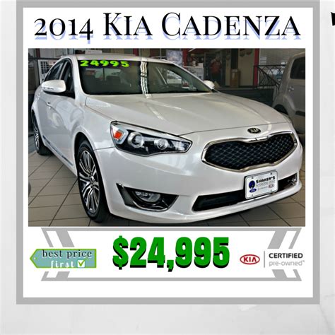 2014 Kia Cadenza Blowout Certified Pre Owned Kia Kiacadenza Cadenza