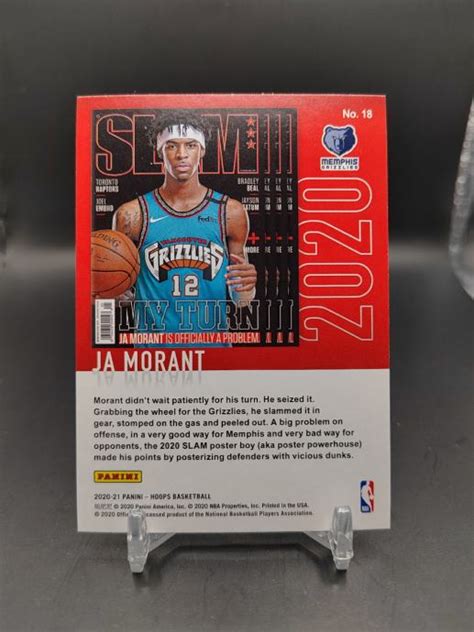 Panini Nba Hoops Ja Morant Slam