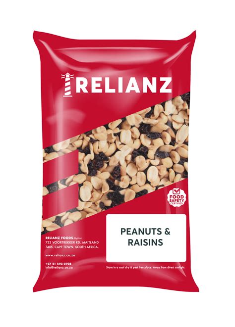 Peanuts And Raisins Supplier Relianz Foods