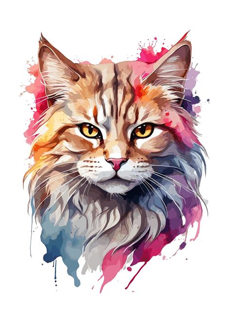 Wall Art Print | Cat Face | Europosters