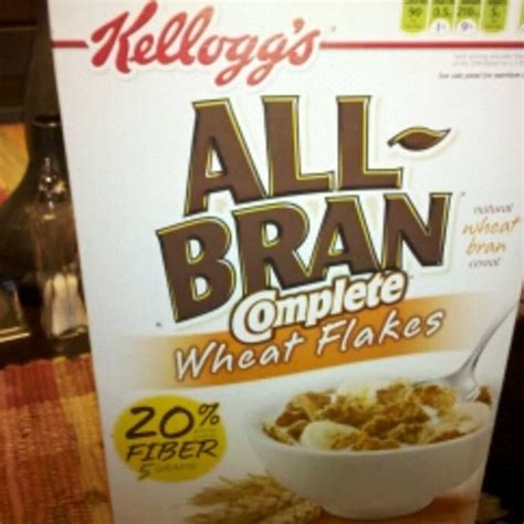 Kellogg S All Bran Complete Wheat Flakes Nutrition Facts Besto Blog