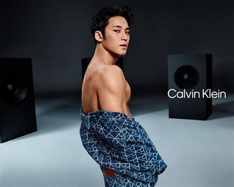calvin klein mingyu denim fall  ad campaign  impression