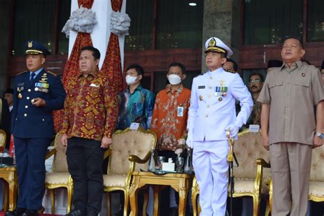 Komandan Pangkalan TNI AL Palembang Hadiri Upacara Hari Amal Bakti