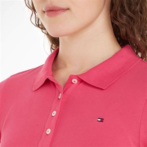 Tommy Hilfiger 1985 Slim Pique Polo Damen Plutosport