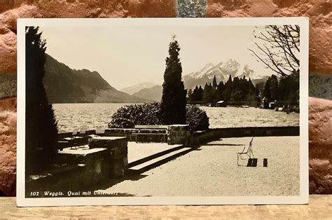 Foto Ak Weggis Quai Mit Unterdorf Vierwaldst Ttersee Kaufen