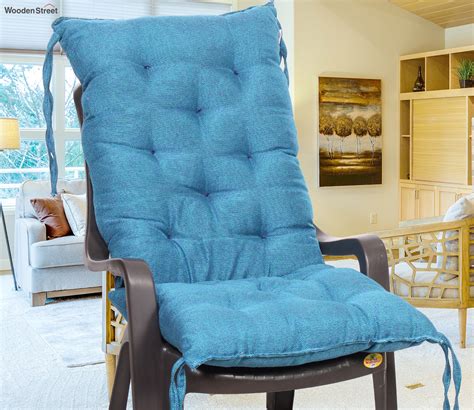 Buy Maple JJute Seat Cushion Chair Pad Blue) at 50% OFF Online | Wooden ...