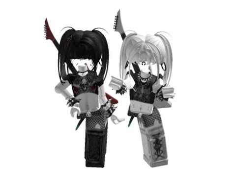 Roblox Avatars Matching Girl And Girl At SpineFind Cybergoth Anime