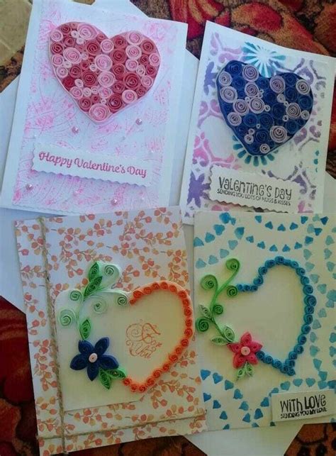 Quilling Designs For Valentine Cards