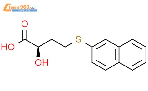 883998 35 4 Butanoic acid 2 hydroxy 4 2 naphthalenylthio 2R CAS号