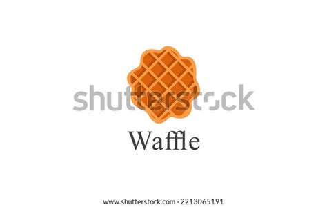 Waffle Dessert Sweet Food Bakery Logo Stock Vector Royalty Free