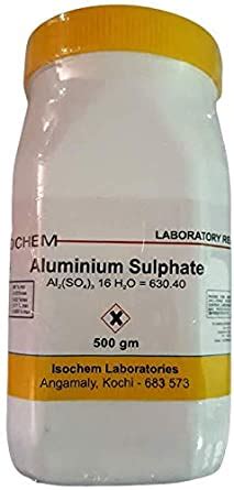 ISOCHEM Aluminium Sulphate 500GM Assay 98 Min Amazon In