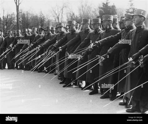 Austrian army officers - Anschluss Stock Photo - Alamy