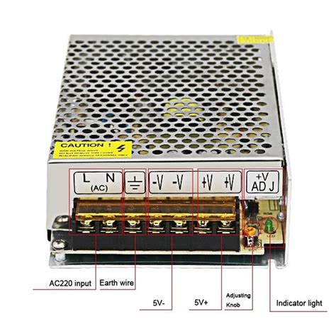 5 Volt 10 Amp 50w Smps 5v 10a Power Supply Smps Driver Switch Mode Power Supply Input 110