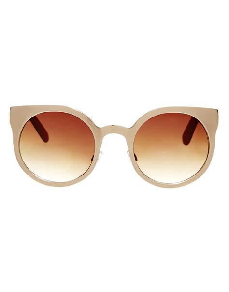 Lyst Quay Nikita Cat Eye Sunglasses In Brown