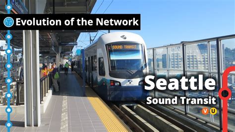 Seattle S Light Rail And Commuter Rail Network Evolution Youtube