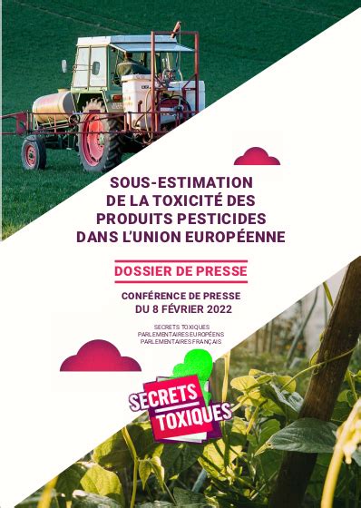 Pesticides Conf Rence De Presse Et Communiqu De Secrets Toxiques