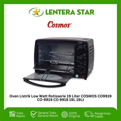 Jual Oven Listrik Low Watt Rotisserie 19 Liter COSMOS CO9919 CO 9919 CO