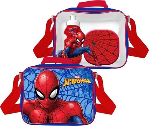 Spider Man Lunchtas Met Broodtrommel En Beker Spiderman Bol